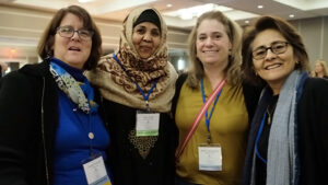 Susan Russell, Hibo Omer, Marnie Morneault and Debra Vigil, Co-Director of NV LEND at AUCD 2019.