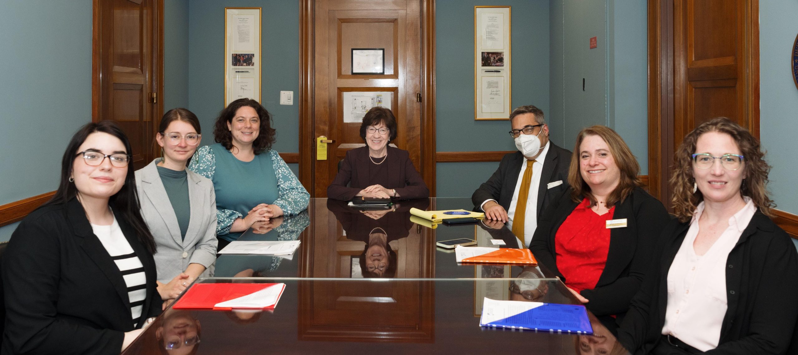 featured image for LEND trainees and two LEND instructors met with Maine’s congressional delegation on Capitol Hill in Washington, DC